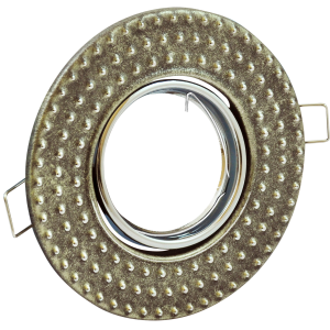 Sanico Goldlux FOBOS 7807 MR16 oprawa podtynkowa okrągła ruchoma srebrny antyczny IP20 - 310262