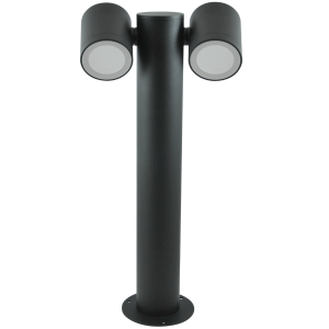 Sanico Goldlux PINO 44 2xGU10 lampa ogrodowa stojąca czarna IP44 - 311603