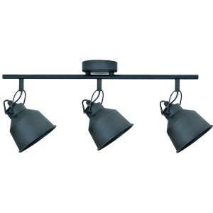 Sanico Goldlux NIKO 3xE14 oprawa listwa ścienno-sufitowa czarna IP20 - 311832