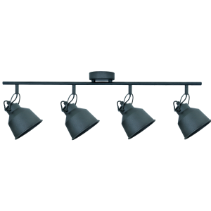 Sanico Goldlux NIKO 4xE14 oprawa listwa ścienno-sufitowa czarna IP20 - 311849