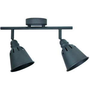 Sanico Goldlux FIONA 2xE14 oprawa listwa ścienno-sufitowa czarny matowy IP20 - 311962