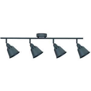 Sanico Goldlux FIONA 4xE14 oprawa listwa ścienno-sufitowa czarny matowy IP20 - 311986