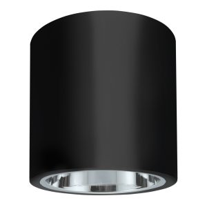 Sanico Goldlux oprawa natynkowa MERKURY 17 E27 okrągła stała czarna IP20 - 313614