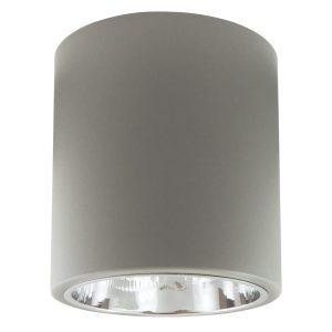 Sanico Goldlux oprawa natynkowa MERKURY 17 E27 okrągła stała szara IP20 - 313645