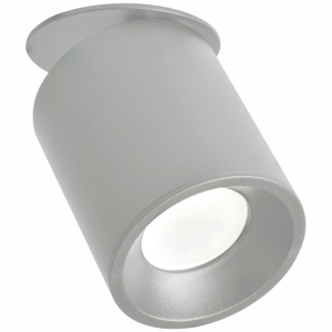 Sanico Goldlux HARON GU10 oprawa podtynkowa okrągła ruchoma szara IP20 - 314208