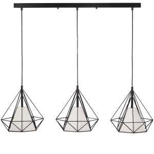 Sanico Goldlux HIRA 3xE27 lampa wisząca black + white IP20 - 314574