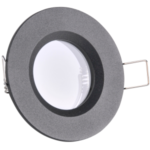 Sanico Goldlux BORAS MR16 oprawa podtynkowa okrągła stała czarna IP20 IP44 - 315441