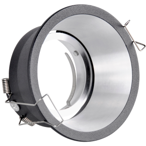 Sanico Goldlux KOLDING MR16 oprawa podtynkowa okrągła ruchoma czarna/srebrna IP20 - 315472