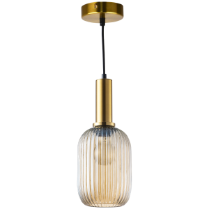 Sanico Goldlux lampa wisząca SUFFOLK 1xE27 amber IP20 - 317353