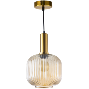 Sanico Goldlux lampa wisząca CUMBRIA 1xE27 amber IP20 - 317407