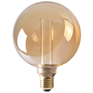 Sanico Goldlux Żarówka LED E27 G125 4W DecoVintage Amber Pillar 1800K - 317735