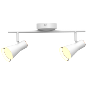 Sanico Goldlux BERG 2 LED oprawa listwa ścienno-sufitowa biała 3000K IP20 - 318121