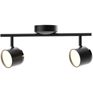 Sanico Goldlux KUBIK 2 LED oprawa listwa ścienno-sufitowa czarna 3000K IP20 - 318268