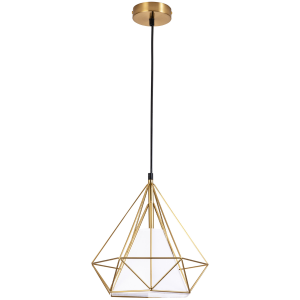 Sanico Goldlux HIRA 1xE27 lampa wisząca gold + white IP20 - 318503