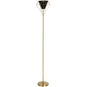 Sanico Goldlux HIRA 1xE27 lampa podłogowa gold+black - 318626