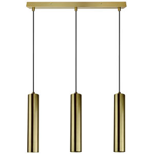 Sanico Goldlux lampa wisząca NAPOLI 3xGU10 tuba złota IP20 - 318718