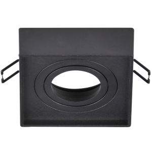 Sanico Goldlux GAJA MR16 oprawa podtynkowa kwadratowa ruchoma czarna IP20 - 320230