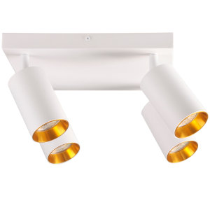 Sanico Goldlux MARIBEL 4xGU10 plafon biały/złoty IP20 - 321237