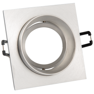 Sanico Goldlux LIKA 1xMR16 oprawa podtynkowa kwadratowa ruchoma srebrna IP20 - 322043