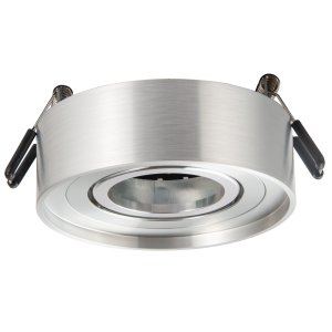 Sanico Goldlux GAJA MR16 oprawa podtynkowa okrągła ruchoma srebrna IP20 - 322128