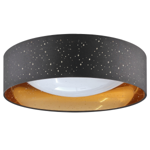 Sanico Goldlux TULUZA 40 plafon LED czarny 4000K IP20 - 323149