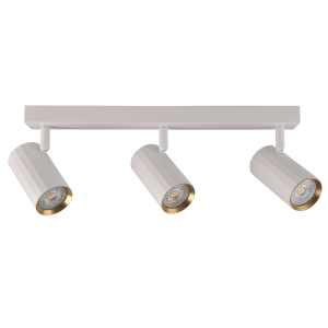 Sanico Goldlux NICEA 3xGU10 oprawa listwa ścienno-sufitowa biała/złota IP20 - 323491
