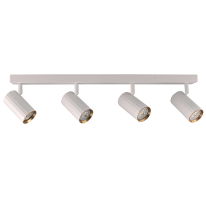 Sanico Goldlux NICEA 4xGU10 oprawa listwa ścienno-sufitowa biała/złota IP20 - 323507