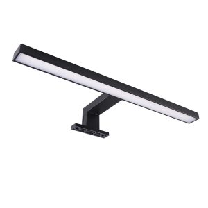 Sanico Goldlux kinkiet nad lustro LED ELBA 60 czarny 4000K IP44 - 328533