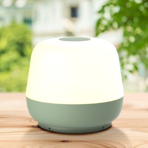 Sanico Goldlux lampka dekoracyjna stołowa LED SAMBA z akumulatorem USB-C 2700K zielona IP44 - 329400