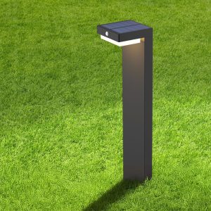 Sanico Goldlux MALI LED lampa solarna stojąca z czujnikiem ruchu 4000K USB-C IP44 - 329424