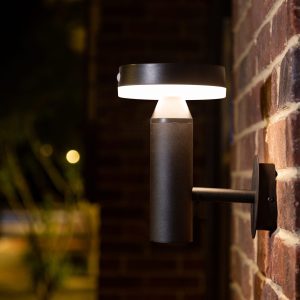 Sanico Goldlux kinkiet lampa solarna GWINEA LED z czujnikiem ruchu 4000K USB-C IP44 - 329783