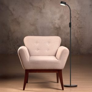 Sanico Goldlux BRUNO LED lampa podłogowa czarna 3000K~4000K~6500K IP20 - 330093