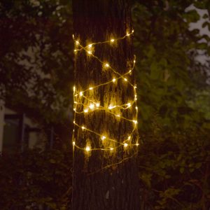 Sanico Goldlux łańcuch solarny girlanda LED z pilotem 10m 3000K IP44 - 330222