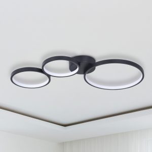 Sanico Goldlux lampa sufitowa FLAMENCO LED 33W 4000K czarna IP20 - 331014