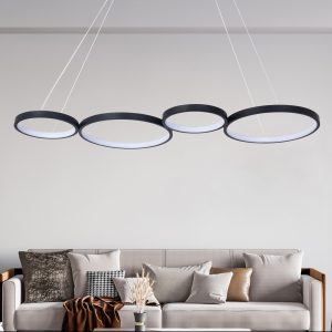 Sanico Goldlux lampa wisząca FLAMENCO LED 42W 4000K czarna IP20 - 331021