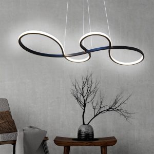 Sanico Goldlux lampa wisząca LED SALSA 38W 4000K czarna IP20 - 331090