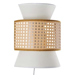 Sanico Goldlux kinkiet ścienny GRENADA 1xE27 beżowy IP20 - 331144