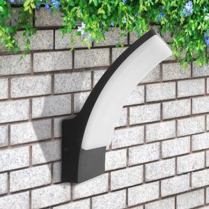 Sanico Goldlux kinkiet ogrodowy oprawa elewacyjna AMY LED 12W 4000K czarna IP44 - 331342