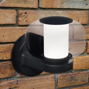 Sanico Goldlux kinkiet oprawa elewacyjna MALAGA LED 12W czarna 4000K IP44 - 331410