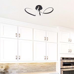 Sanico Goldlux lampa sufitowa FLAVIA LED 33W czarna 4000K IP20 - 331830