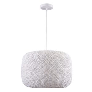 Sanico Goldlux lampa wisząca MONICA 1xE27 biała IP20 - 332257