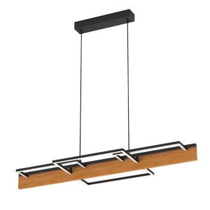 Sanico Goldlux lampa wisząca LARYSA LED 35W czarna 4000K IP20 - 334336