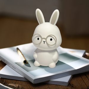 Sanico Goldlux lampka nocna FLORKA LED 3000K RGB silikonowa z akumulatorem przewód USB C biała szara - 334688