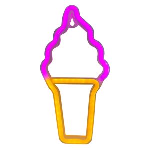 Sanico Goldlux lampka dekoracyjna LED NEON ICE CREAM USB A zasilanie bateryjne IP20 - 335845