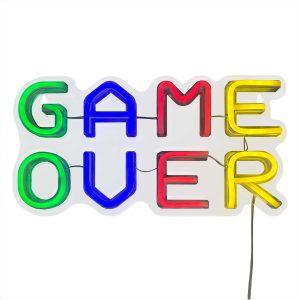 Sanico Goldlux lampka dekoracyjna LED NEON GAME OVER USB A zasilanie bateryjne IP20 - 335906