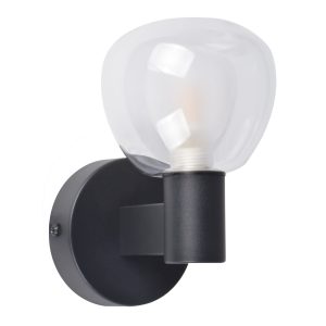 Sanico Goldlux kinkiet ścienny POLA 1 1xG9 czarny IP44 - 336019