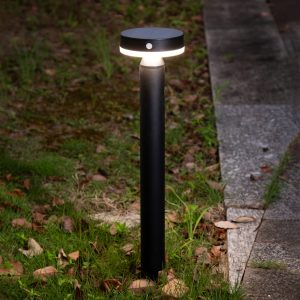 Sanico Goldlux lampa solarna GWINEA LED stojąca z czujnikiem PIR 50cm 4000K USB-C IP44 - 329790
